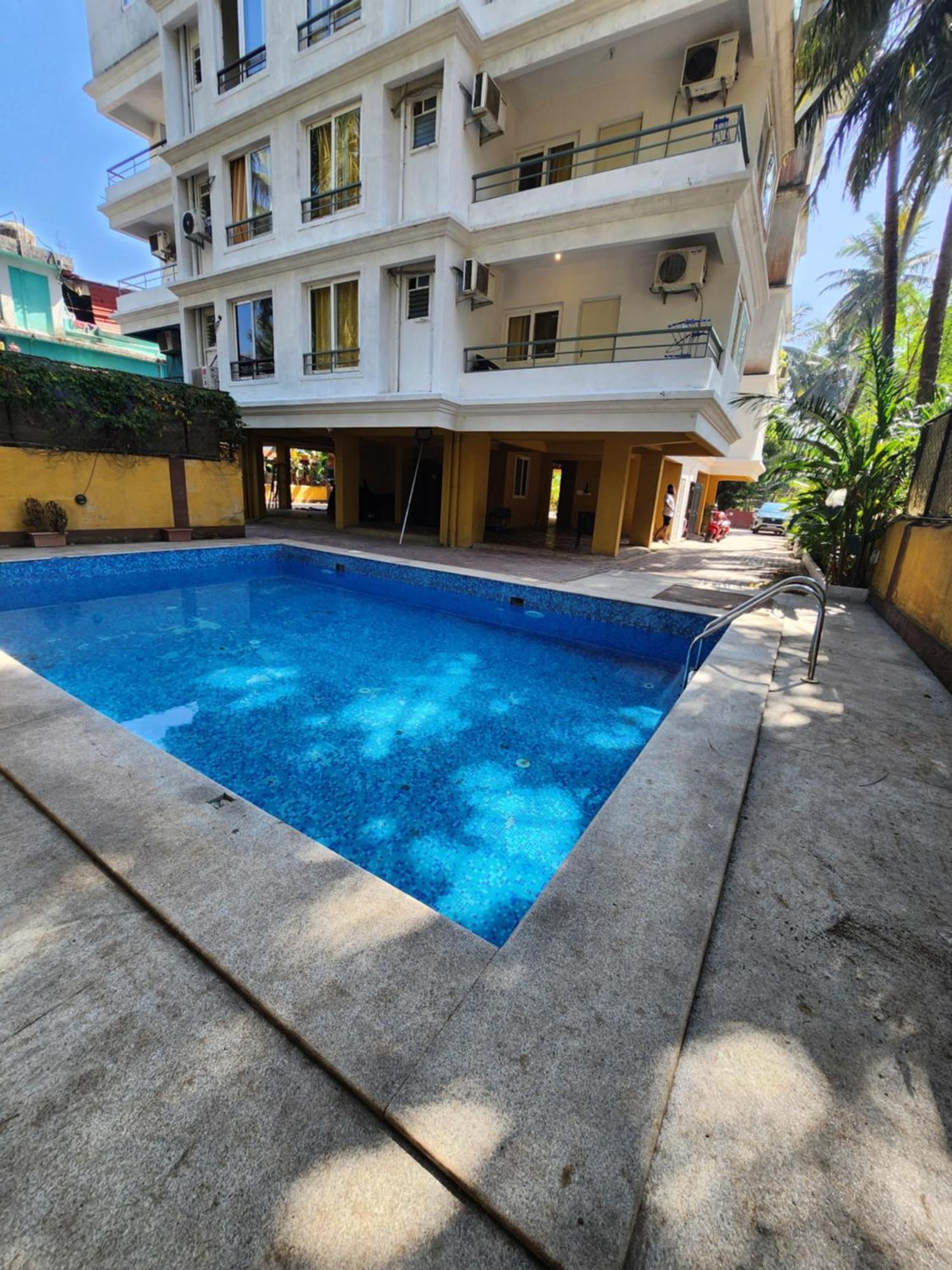 Luxury 2Bhk Apartment Near Calangute Baga Beach With Pool Экстерьер фото