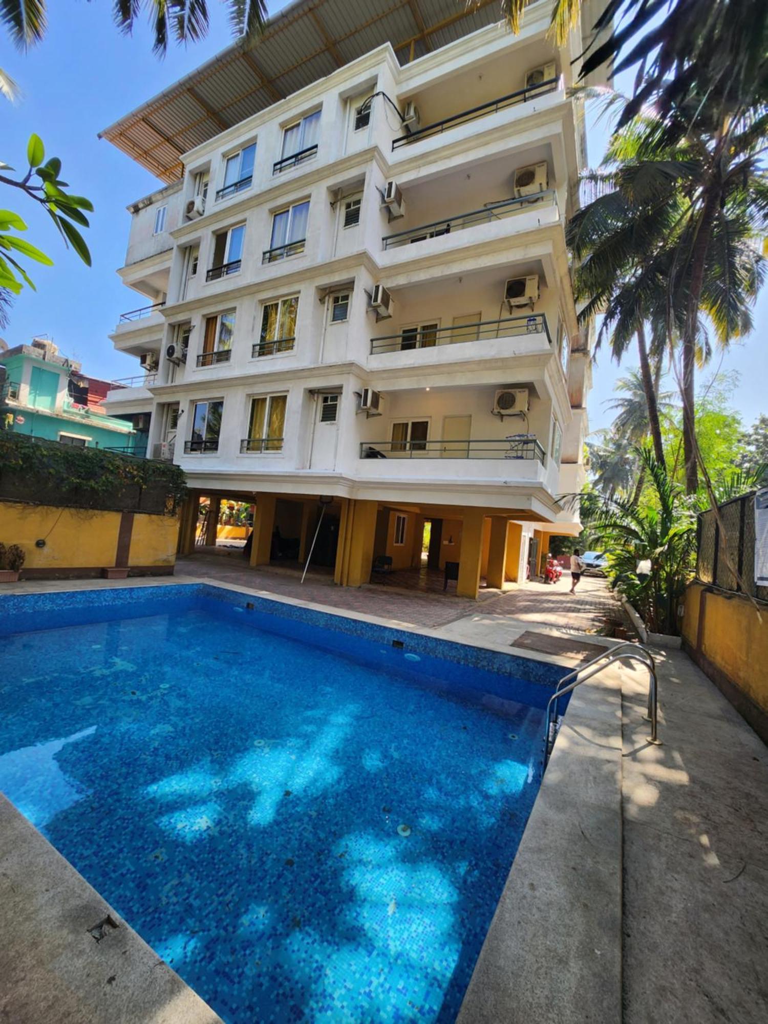 Luxury 2Bhk Apartment Near Calangute Baga Beach With Pool Экстерьер фото